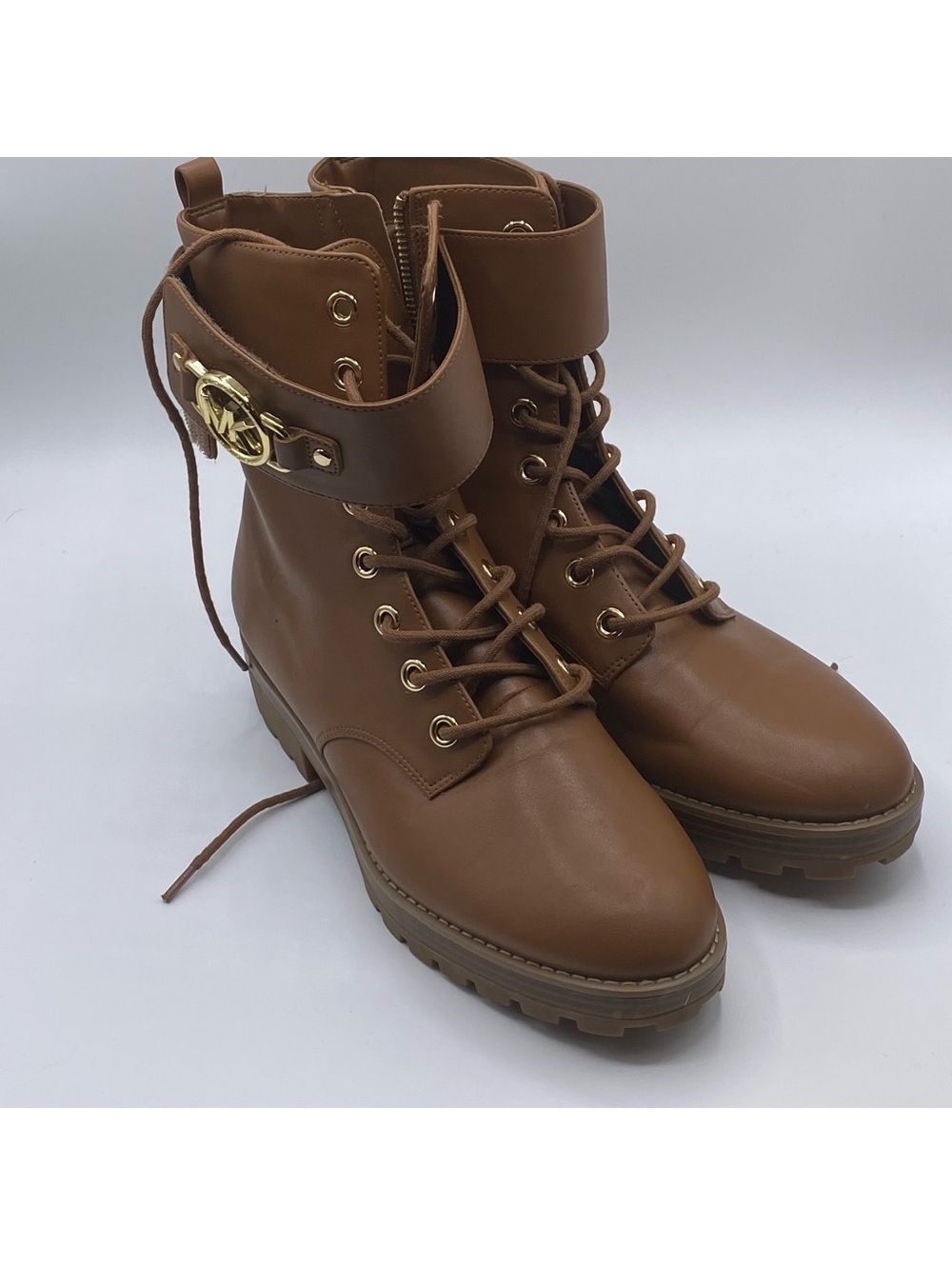 Michael Kors Brown Leather Boots - Picture 2 of 4